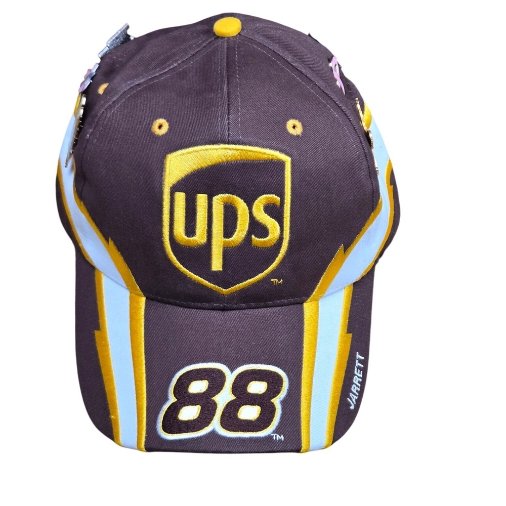 Dale Earnhardt Jr 88 UPS Nascar Racing Baseball Cap with Pins